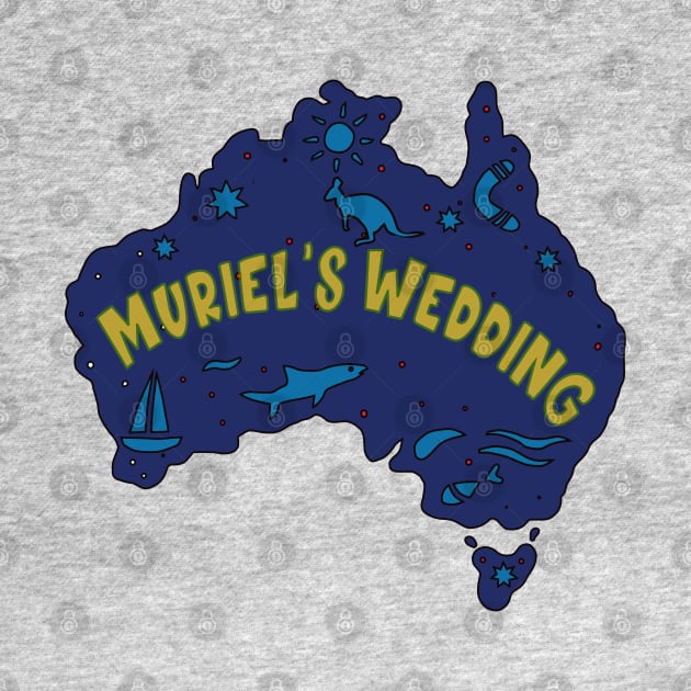 AUSSIE MAP MURIEL'S WEDDING by elsa-HD